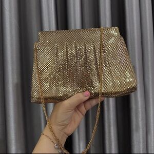 Vintage Whiting &‎ Davis Gold Mesh Wristlet